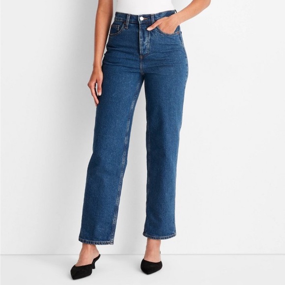 Universal Thread High Rise Straight Leg Jeans - Picture 1 of 9